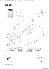 420A - Engine Cover (Df4A:020) (420A -   () (Df4A: 020))