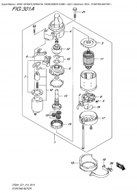 301A - Starting  Motor (301A -  )