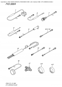 588A - Opt:lowrance  Gauge (588A - :  Lowrance)