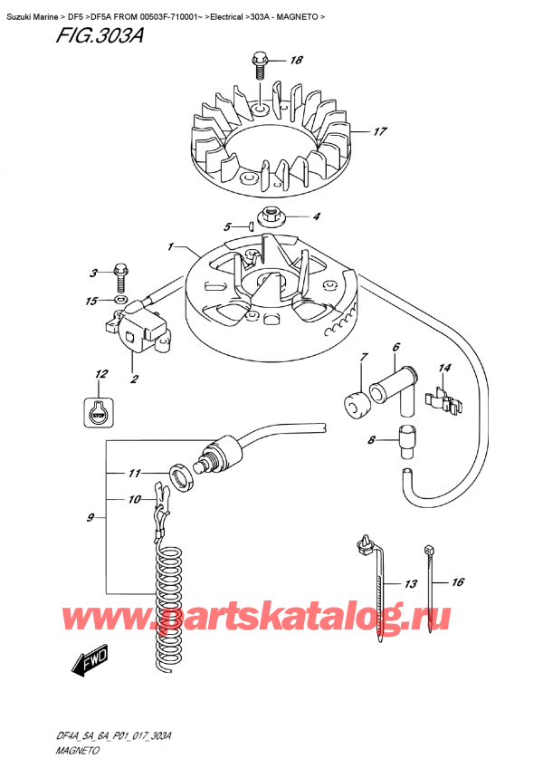  , , Suzuki DF5A S/L FROM 00503F-710001~ , 