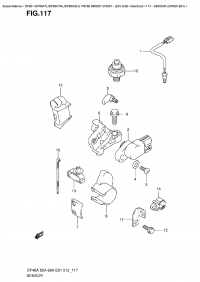 117  -  Sensor  (Df60A  E01) (117 -  (Df60A E01))