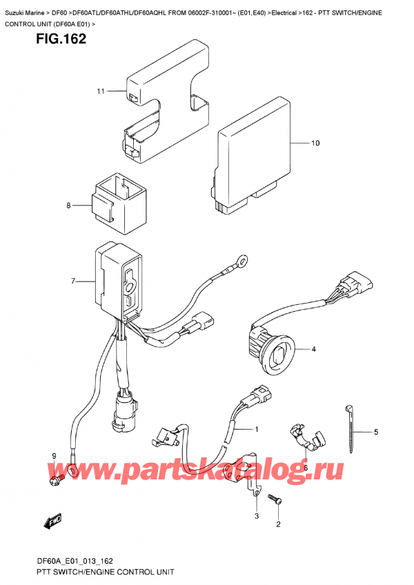   ,   , Suzuki DF60A TL/TS FROM 06002F-310001~ (E01)  2013 ,   /    (Df60A E01)