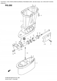 202 -  Drive  Shaft  Housing  (Df60A  E01) (202 -    (Df60A E01))