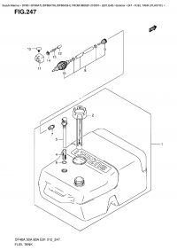 247  -  Fuel  Tank  (Plastic) (247 -   ())