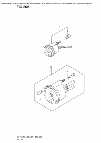 262  -  Meter  (Df60A  E01) (262 -  (Df60A E01))