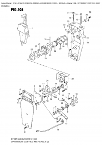 308  -  Opt:remote  Control  Assy  Single(2) (308 -    ,  (2))