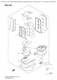 319  -  Opt:gasket  Set  (Df60A  E01) (319 - :   (Df60A E01))