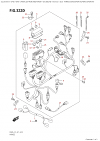 322D - Harness (Df60A,Df60Ath,Df60Avt,Df60Avth) (322D -   (Df60A, Df60Ath, Df60Avt, Df60Avth))