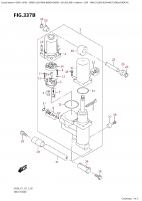 337B - Trim Cylinder (Df40Ast,Df60A,Df60Ath) (337B -   (Df40Ast, Df60A, Df60Ath))