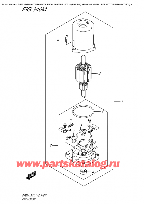   ,   , Suzuki DF60A VTL / VTX FROM 06003F-510001~   (E01),   (Df60Avt E01)