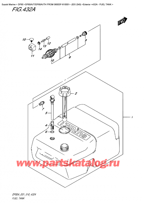  ,   , SUZUKI DF60AV TL / TX FROM 06003F-610001~    (E01)  ,  