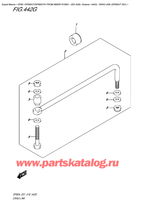 ,   , Suzuki DF60AV TL / TX FROM 06003F-610001~    (E01)  ,   (Df60Avt E01)