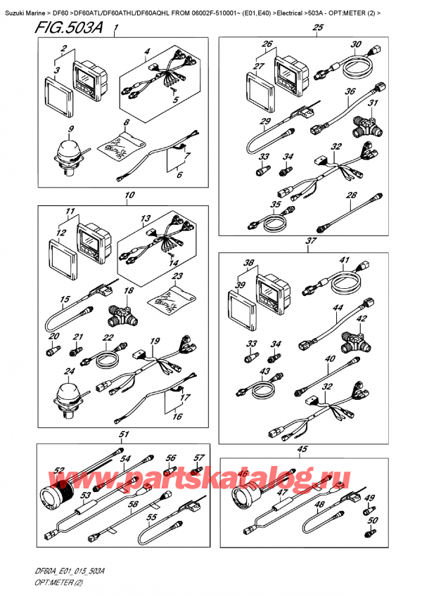  ,    ,  DF60A TS / TL FROM 06002F-510001~ (E01)  2015 , Opt:meter  (2) / :  (2)