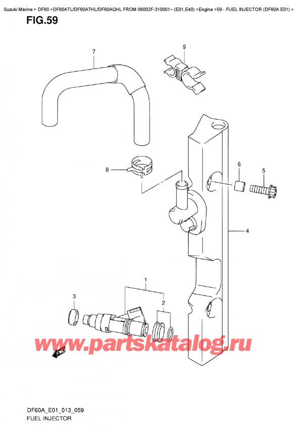  ,   , Suzuki DF60A TL/TS FROM 06002F-310001~ (E01),   (Df60A E01)