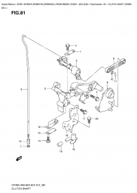 81  -  Clutch  Shaft  (Df60A  E01) (81 -   (Df60A E01))