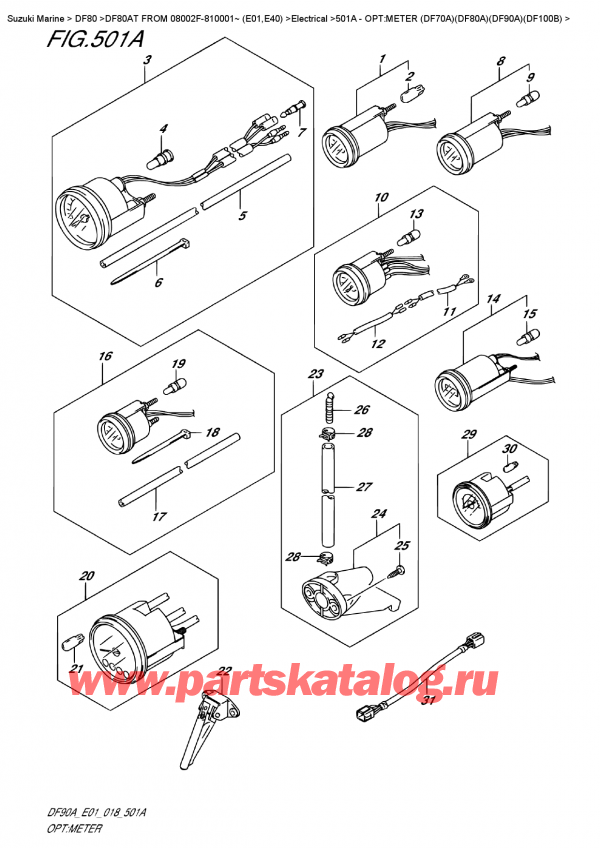 ,   , Suzuki DF80A TL FROM 08002F-810001~ (E01)  2018 , :  (Df70A) (Df80A) (Df90A) (Df100B)