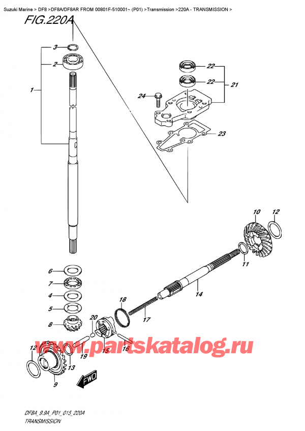  , , SUZUKI DF8A S FROM 00801F-510001~ (P01), 