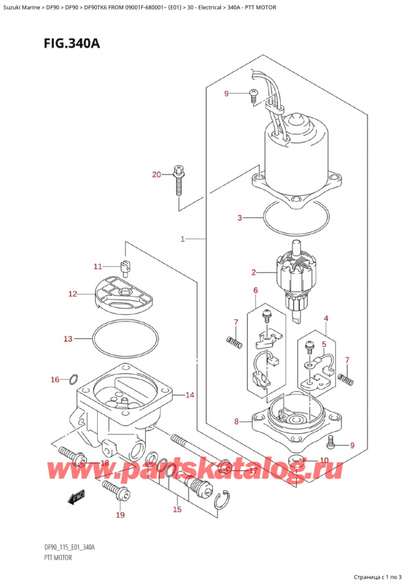  ,  , SUZUKI Suzuki DF90TK6 L/X FROM 09001F-680001~  (E01)   2006 ,   / Ptt Motor