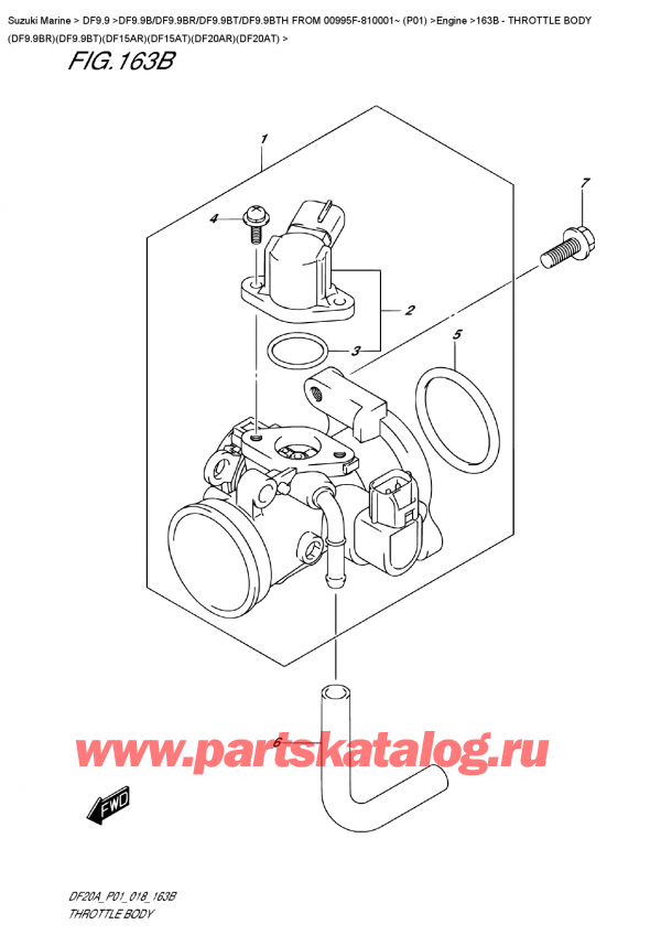  ,   , SUZUKI DF9.9B RS / RL FROM 00995F-810001~ (P01)  2018 , Throttle  Body  (Df9.9Br)(Df9.9Bt)(Df15Ar)(Df15At)(Df20Ar)(Df20At) -   (Df9.9Br) (Df9.9Bt) (Df15Ar) (Df15At) (Df20Ar) (Df20At)