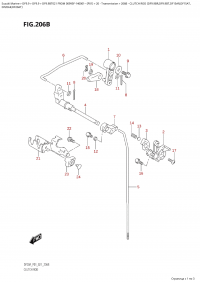 206B  -  Clutch  Rod  (Df9.9Br,Df9.9Bt,Df15Ar,Df15At, (206B -   (Df9.9Br, Df9.9Bt, Df15Ar, Df15At,)