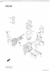 310C - Rectifier  /  Ignition Coil ((Df9.9Br,Df9.9Bt,Df9.9Bth):020) (310C -  /   ( (Df9.9Br, Df9.9Bt, Df9.9Bth) : 020))