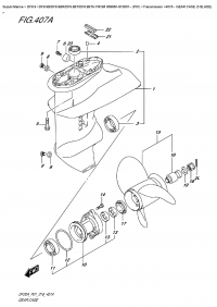 407A  -  Gear  Case  (3  Blade) (407A -    (3 Blade))