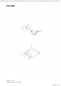 546A - Opt:remocon Cable (Electric  Starter)  (E-Starter) (546A - :    () (  ))