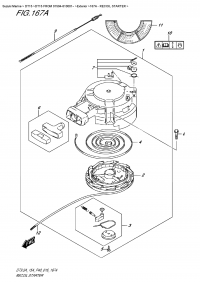 167A  -  Recoil  Starter (167A -  )