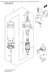 301A  -  Starting  Motor (Dt15A  P40) (301A -   (Dt15A P40))