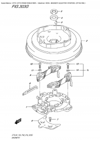 303G  -  Magneto  (Electric Starter)  (Dt15A P40) (303G -  () (Dt15A P40))