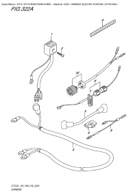 322A  -  Harness  (Electric Starter)  (Dt15A P40) (322A -   () (Dt15A P40))