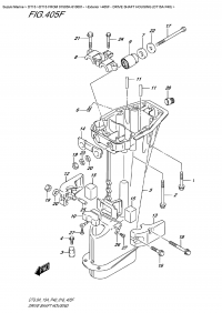 405F - Drive  Shaft  Housing (Dt15A P40) (405F -    (Dt15A P40))