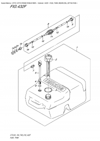 432F - Fuel  Tank  (Resin:25L) (Dt15A  P40) (432F -   (Resin: 25L) (Dt15A P40))