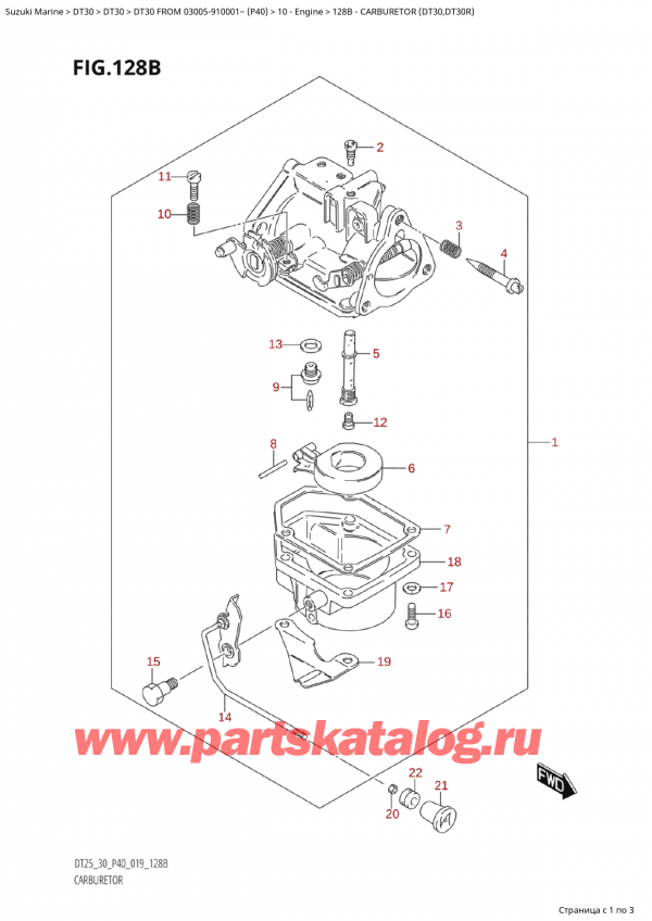   ,   , Suzuki Suzuki DT30 S/L FROM 03005-910001~ (P40 021) ,  (Dt30, Dt30R)