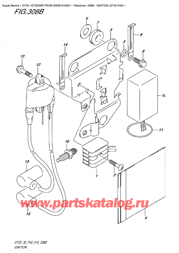 , , Suzuki DT30/30R  FROM 03005-610001~ , Ignition (Dt30 P40)