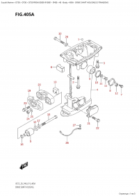 405A - Drive Shaft Housing (S-Transom) (405A -    (S-Transom))