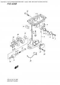 405B - Drive Shaft Housing (Dt30 P40) (405B -    (Dt30 P40))