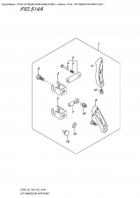 514A - Opt:remocon Parts Set (514A - :   )