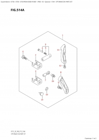 514A - Opt:remocon Parts Set (514A - :   )