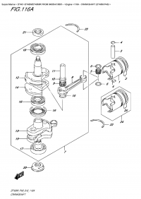 116A  -  Crankshaft (Dt40W  P40) (116A -  (Dt40W P40))