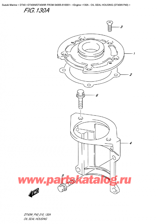  ,   , SUZUKI DT40W S/L FROM 04005-610001~ ,   (Dt40W P40)