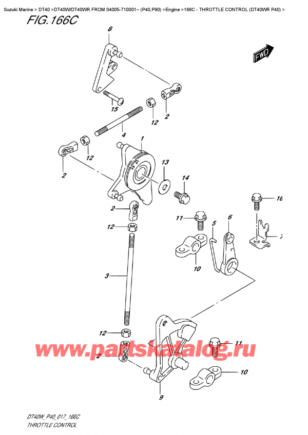   ,   , SUZUKI DT40W RS / RL FROM 04005-710001~ (P40),   (Dt40Wr P40)