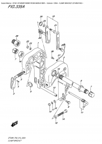 335A  -  Clamp  Bracket  (Dt40W  P40) (335A -   (Dt40W P40))