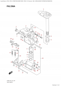 336A - Swivel Bracket  (Dt40W:p40,Dt40Wk:p40) (336A -   (Dt40W: p40, Dt40Wk: p40))