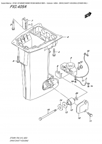 405A  -  Drive  Shaft Housing (Dt40W P40) (405A -    (Dt40W P40))