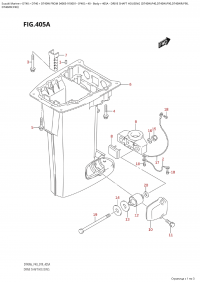 405A  -  Drive  Shaft  Housing  (Dt40W:p40,Dt40W:p90,Dt40Wr:p90, (405A -    (Dt40W: p40, Dt40W: p90, Dt40Wr: p90,)