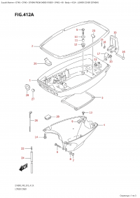 412A - Lower Cover (Dt40W) (412A -    (Dt40W))