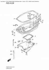 412A  -  Lower  Cover (Dt40W P40) (412A -    (Dt40W P40))