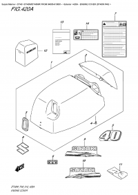 420A  -  Engine  Cover  (Dt40W  P40) (420A -   () (Dt40W P40))