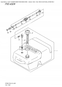 432A  -  Fuel  Tank (Plastic/25L)  (Dt40W  P40) (432A -   ( / 25L) (Dt40W P40))